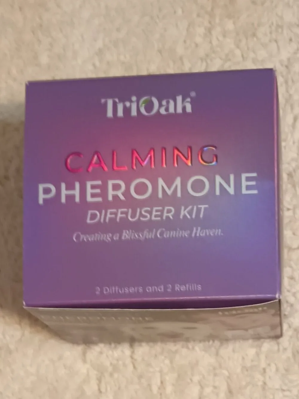NIB ~ TriOak Calming Pheromone Diffuser Kit For Dogs